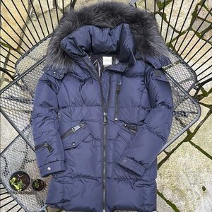 SAM down parka, Navy Blue, sz S